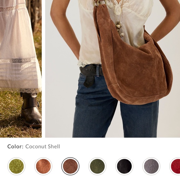 Free People Coconut Shell Hobo Bag - Picture 2 of 4